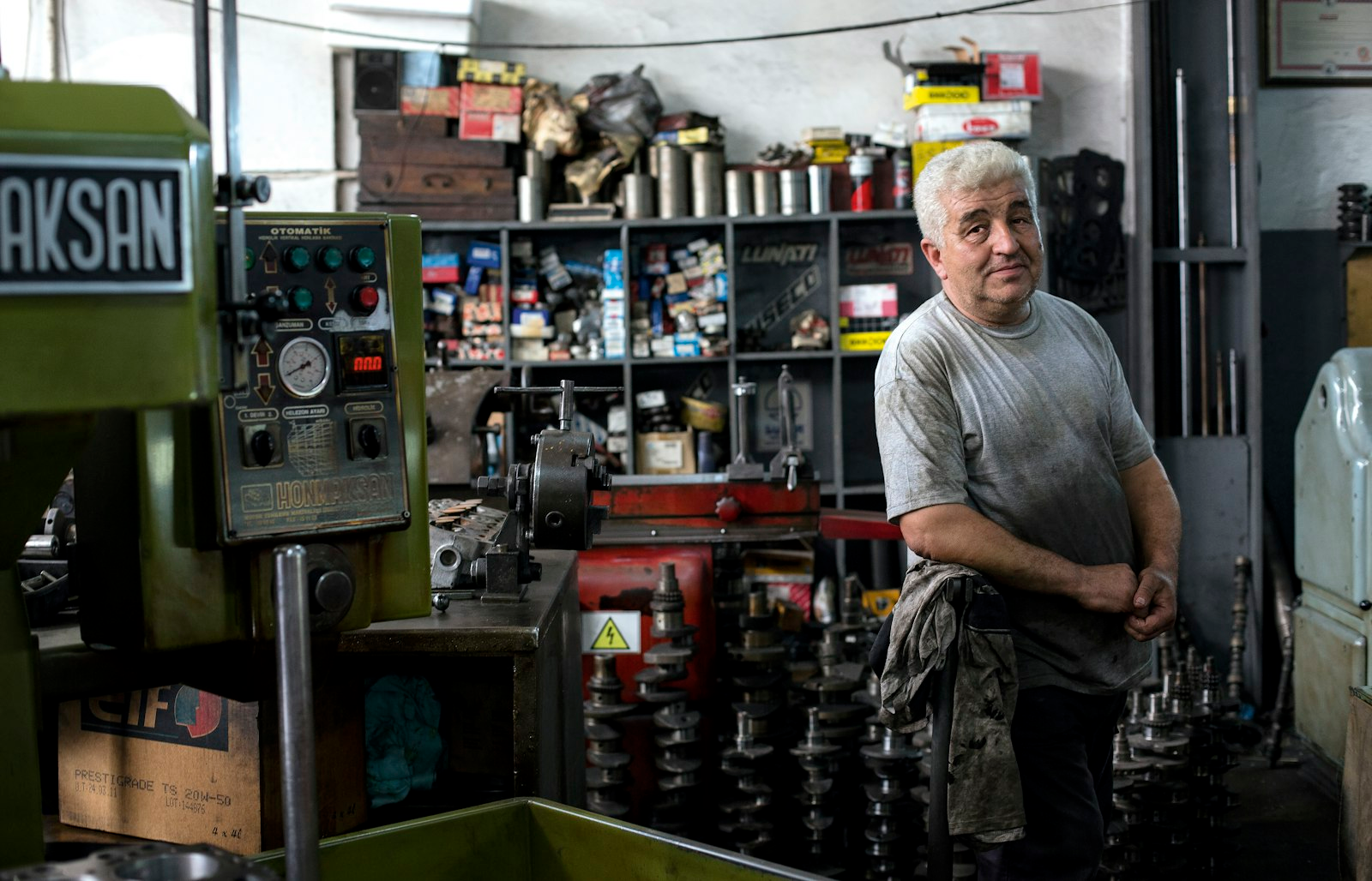 Small business owner in Richmond Hill at work